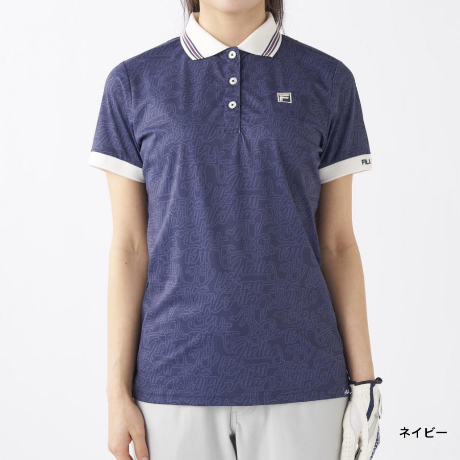 FILA（フィラ） レディース ゴルフウェア 半袖シャツ 春 夏 半袖シャツ