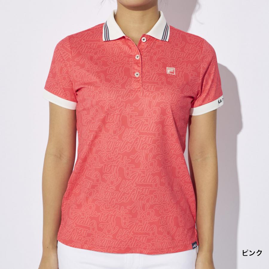 FILA（フィラ） レディース ゴルフウェア 半袖シャツ 春 夏 半袖シャツ
