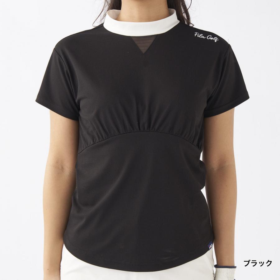FILA（フィラ） レディース ゴルフウェア 半袖シャツ 春 夏 モック
