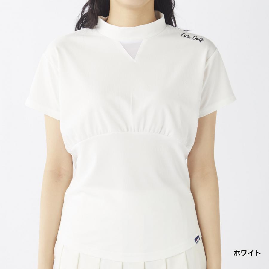 FILA（フィラ） レディース ゴルフウェア 半袖シャツ 春 夏 モック