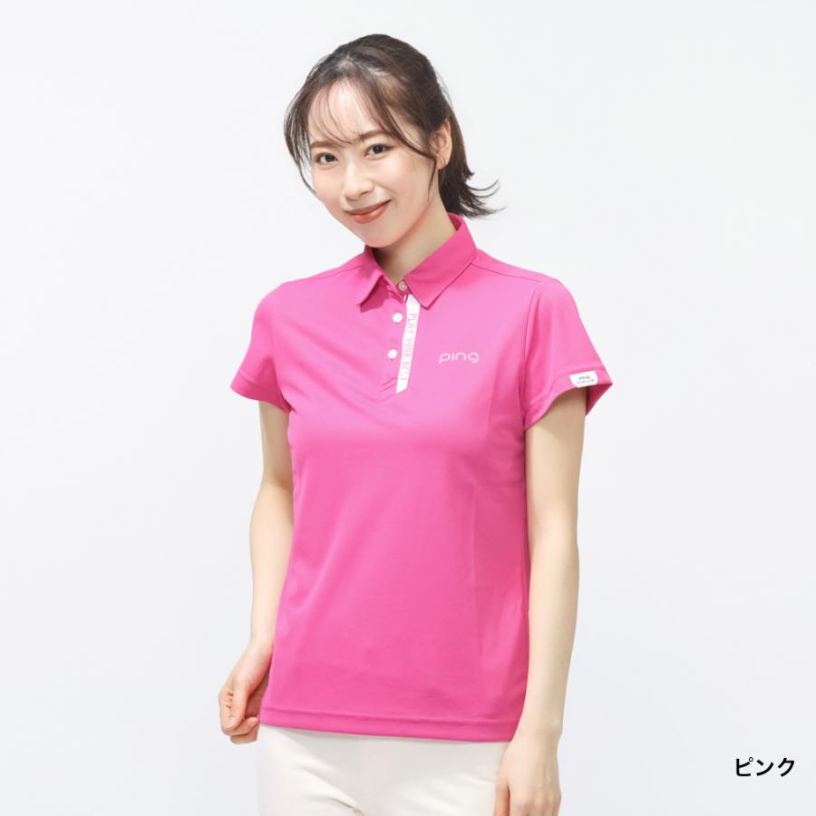 PING（ピン） レディース ゴルフウェア 半袖シャツ 春 夏 サンベール