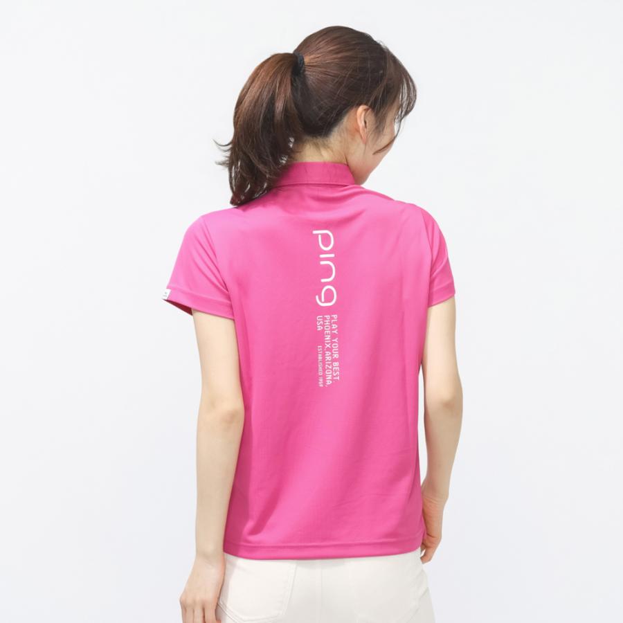 PING（ピン） レディース ゴルフウェア 半袖シャツ 春 夏 サンベール