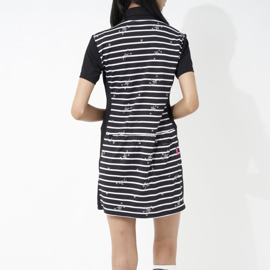 7周年記念イベントが マリ クレール レディース ゴルフウェア 半袖シャツ 春 夏 チュニック 人気のチュニックワンピース ボーダー柄に手書き風の星柄がポイント Marie Claire6 853円 Aynaelda Com