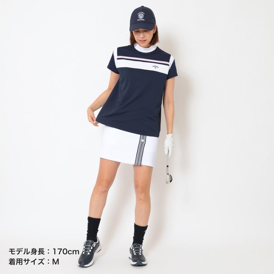 Callaway レディース ゴルフウェア 半袖シャツ　ショートパンツ　М Callaway（キャロウェイ） レディース ゴルフウェア 半袖シャツ 春 夏