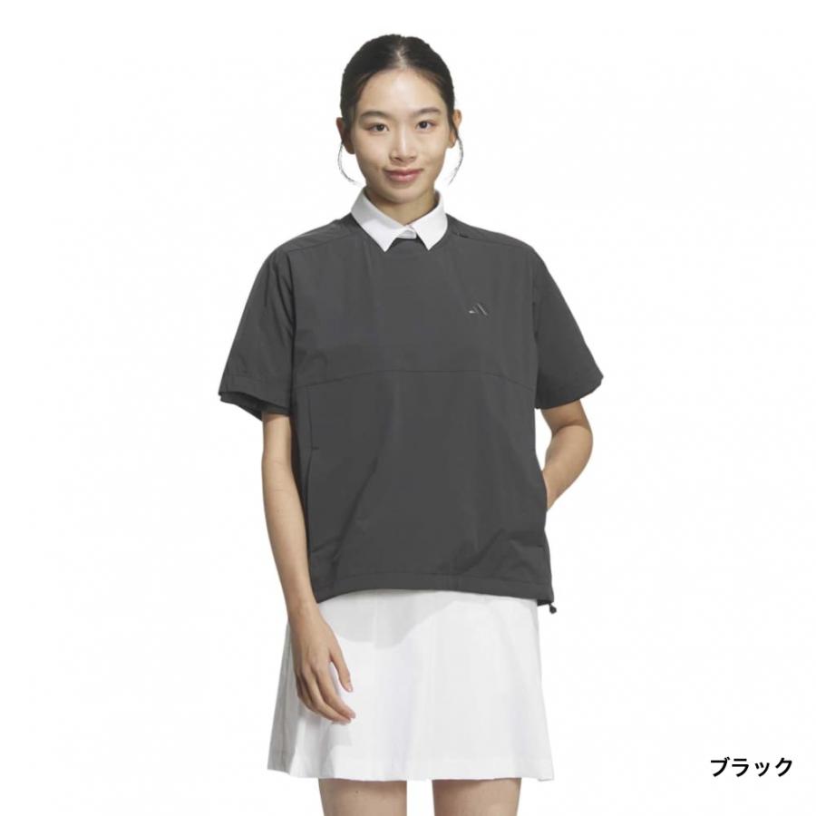 アディダス ゴルフウェア セットアップ 新品 スカート 半袖 ネイビー×グレー adidas（アディダス） レディース ゴルフウェア 半袖ウインド