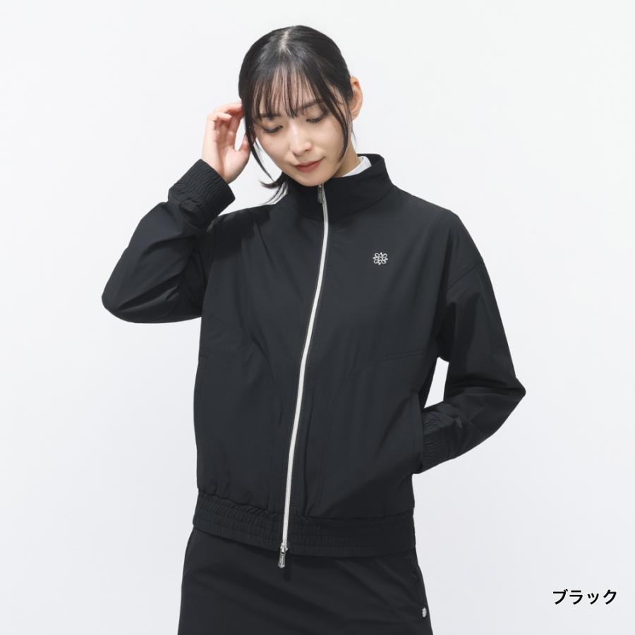 St ANDREWS 黒 中綿入りブルゾン Sサイズ St ANDREWS セントアンドリュース レディース ゴルフウェア アウター
