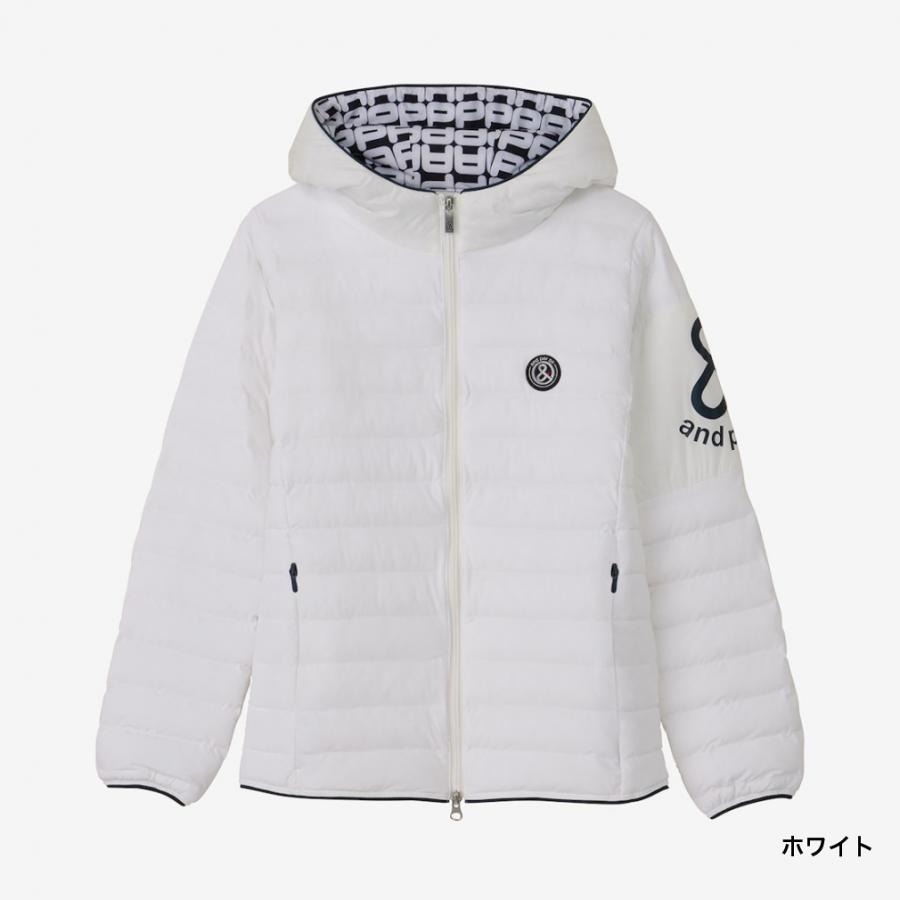 アンパスィ レディース ゴルフウェア 中綿ジャケット 秋 冬 中綿パーカーブルゾン AFF1113G2 and per se レディース ゴルフウェア 中綿ジャケット