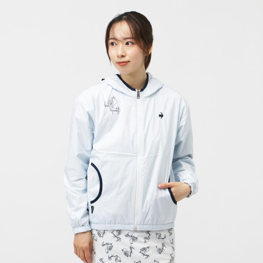 【未使用品】ルコック ゴルフウエア ブルゾン リバーシブル 中綿 チェッカー M le coq sportif GOLF（ルコックスポルティフ ゴルフ） ルコック