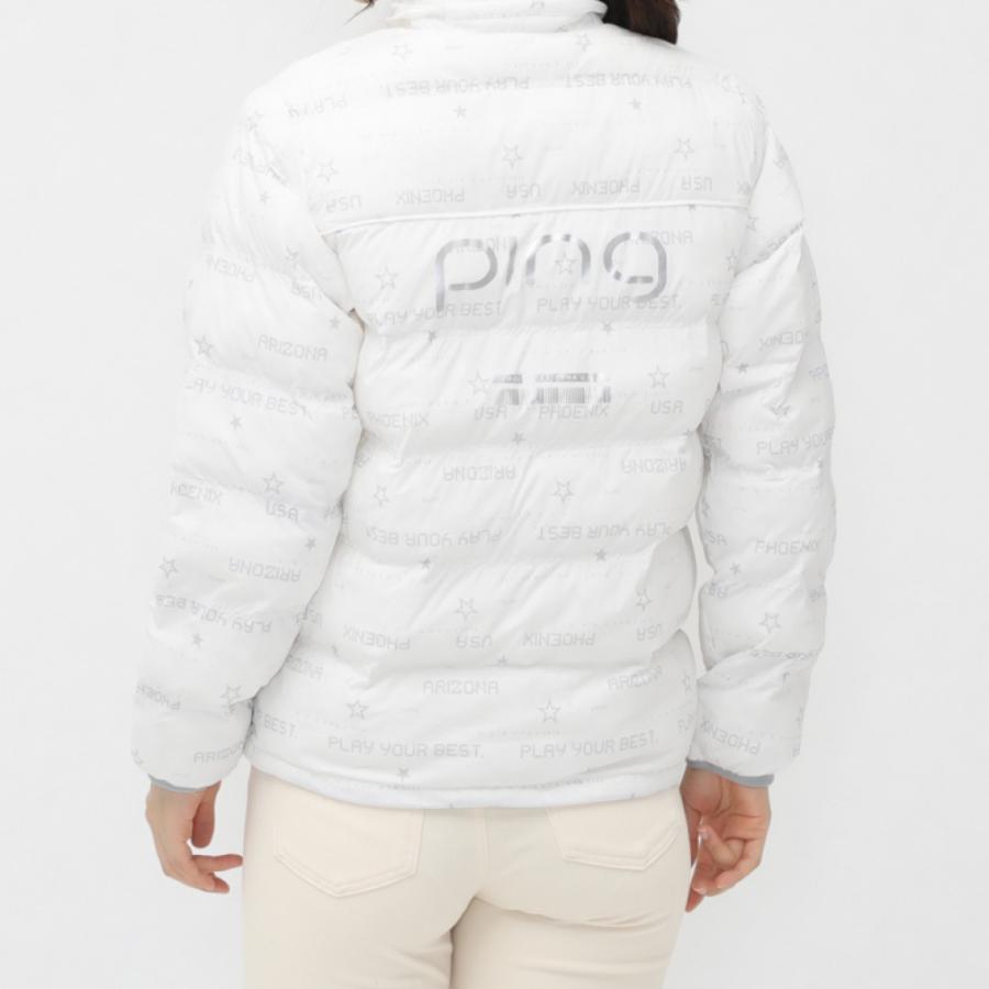 新品　ピン ゴルフウェア 中綿ジャケット　Sサイズ　ホワイト PING ピン レディース ゴルフウェア 中綿ジャケット 秋 冬