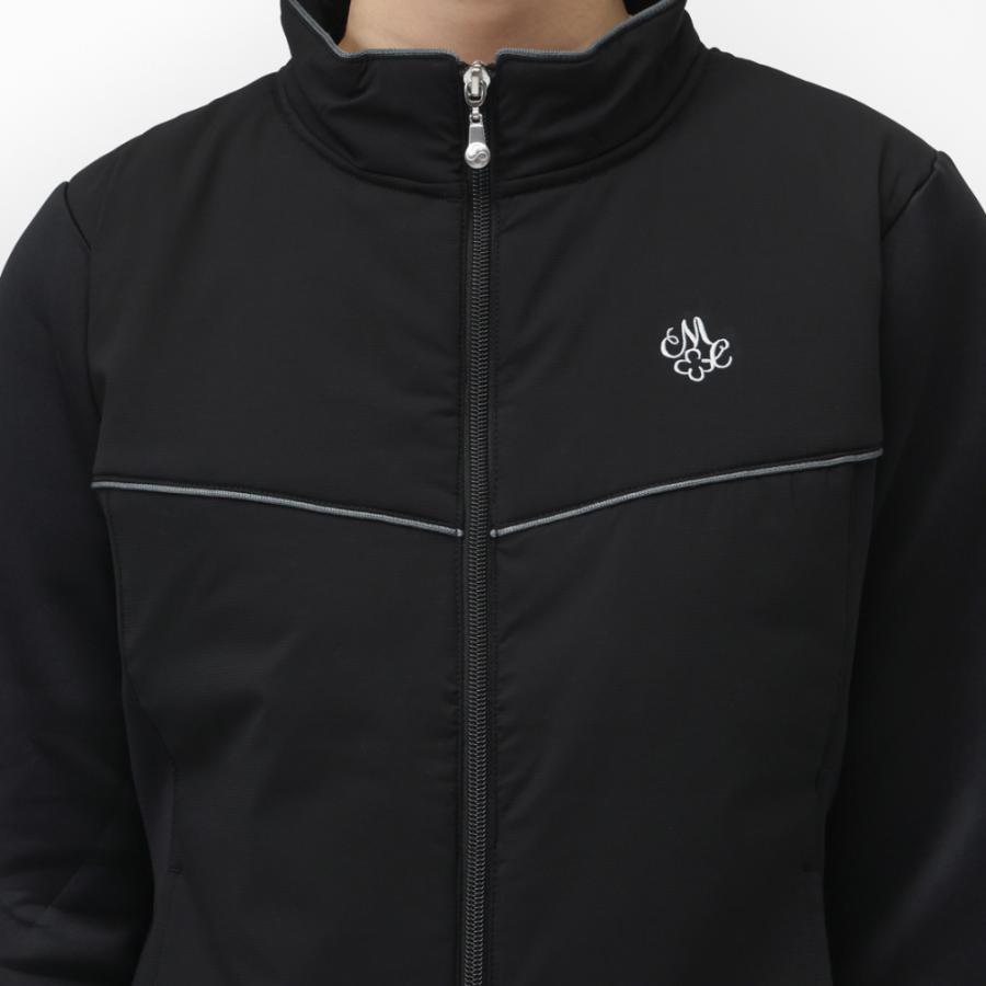 マリクレール レディース ハイブリッドブルゾン ゴルフウェア トップス 長袖 ホワイト 白 ブラック 黒 ネイビー 送料無料 marie claire 735253 Marie Claire（マリ クレール） マリ クレール レディース ゴルフ