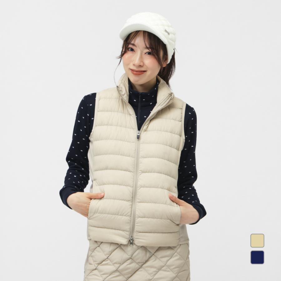 TIGORA（ティゴラ） レディース ゴルフウェア ダウンベスト 秋 冬