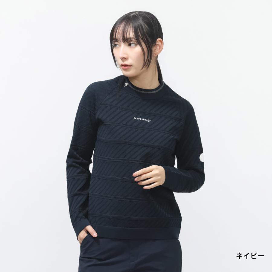 UTAA レディースゴルフウェア　長袖ニット le coq sportif GOLF（ルコックスポルティフ ゴルフ） ルコック