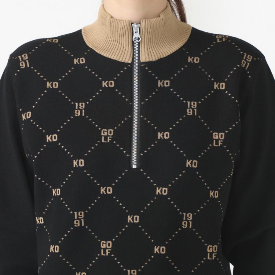 PXG レディース ゴルフ セーター ハーフジッパー ニットコート 新品冬 PXG レディース ゴルフ セーター ハーフジッパー ニットコート