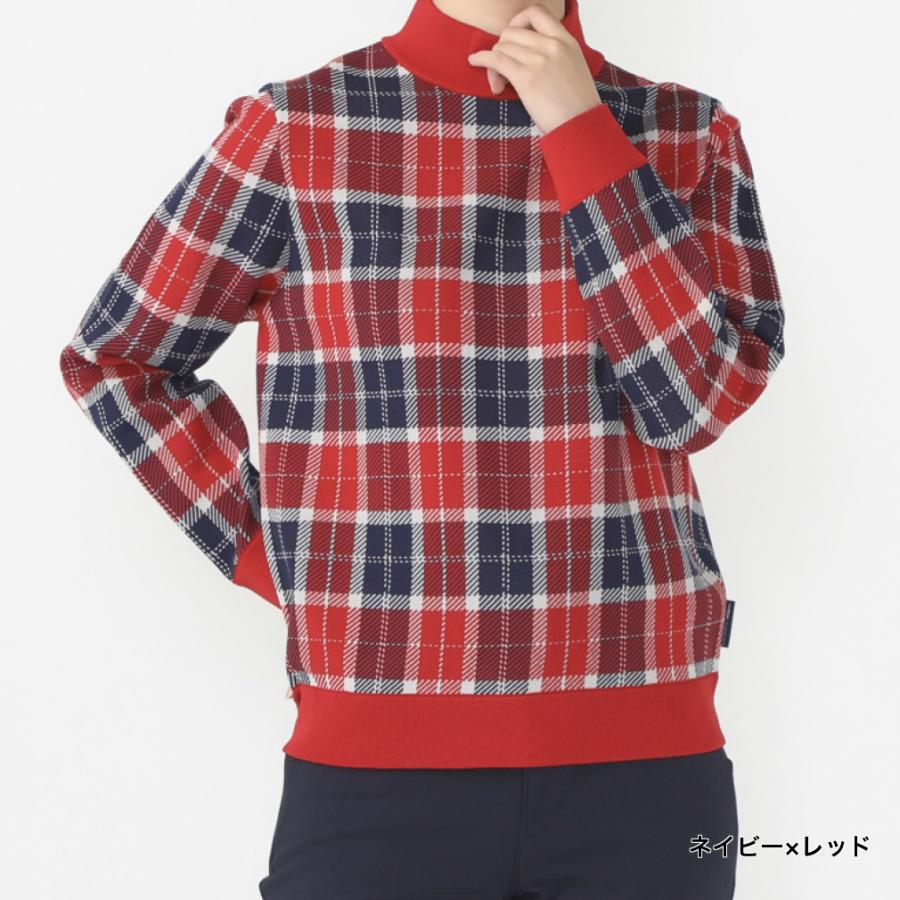 ☆新品未使用☆ゴルフ マルボン レディース ロゴ刺繍 セーター Malbon ニット セーター ゴルフ女子人気 ロゴ刺繍入り 即購入可