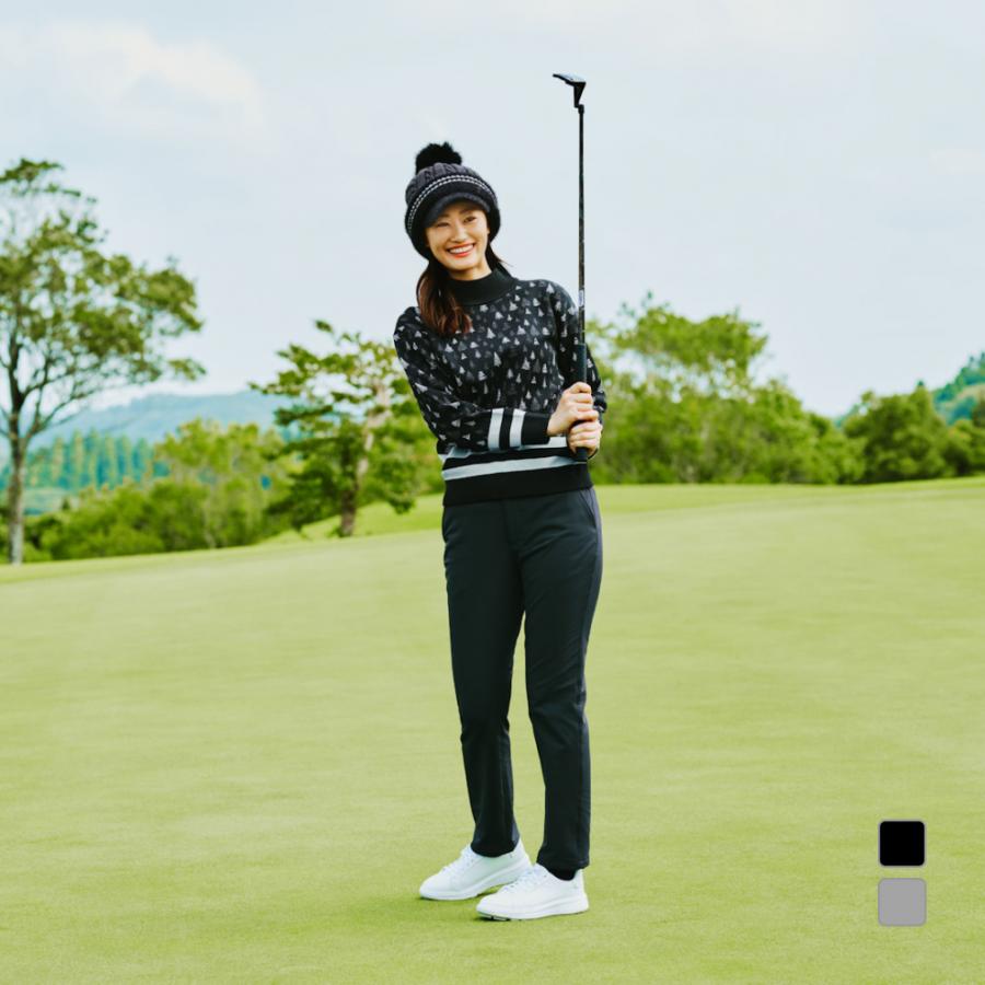 TIGORA（ティゴラ） レディース ゴルフウェア 長袖セーター 秋 冬