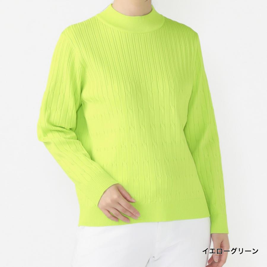 TIGORA（ティゴラ） レディース ゴルフウェア 長袖セーター 秋 冬 T
