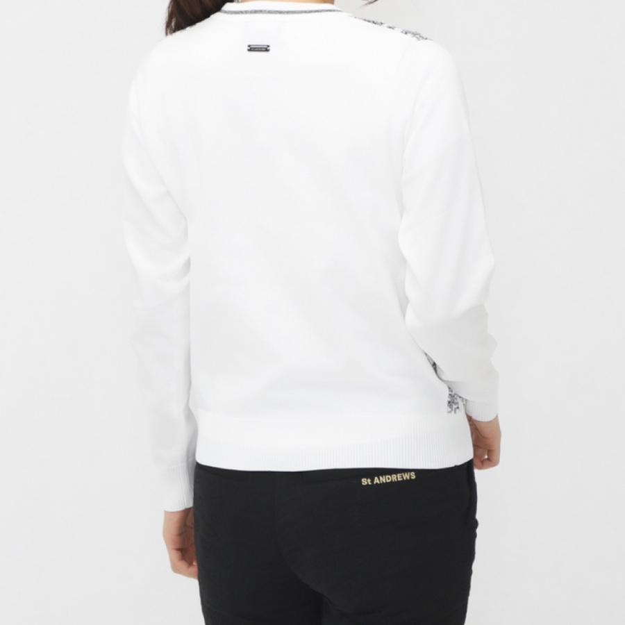 【即発送】ゴルフ セントアンドリュース レディース セーター 長袖（Mサイズ） St ANDREWS セントアンドリュース レディース ゴルフウェア 長袖