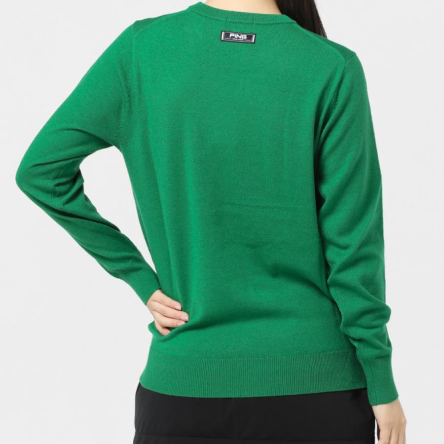 PING ピン レディース ゴルフウェア 長袖セーター 秋 冬 23FW