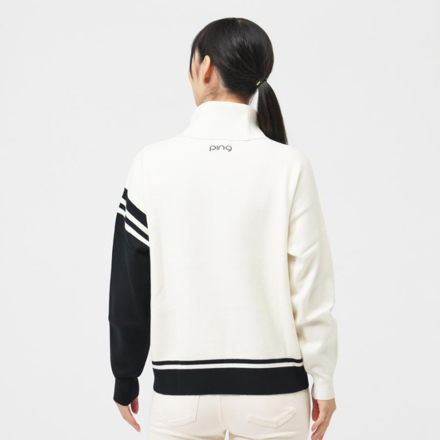 PING（ピン） レディース ゴルフウェア 長袖セーター 秋 冬 オフ