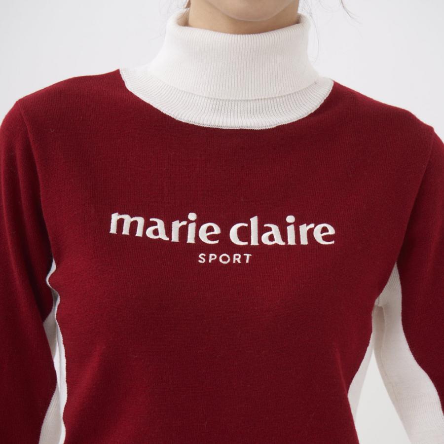 マリ クレール レディース ゴルフウェア 長袖セーター 秋 冬 タートルネックセーター 732701 marie claire|alpen-group|11