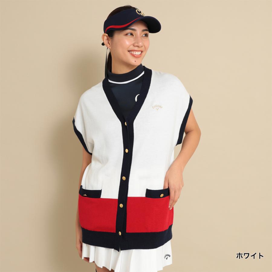 Callaway キャロウェイ レディース ゴルフウェア ベスト 秋 冬 V