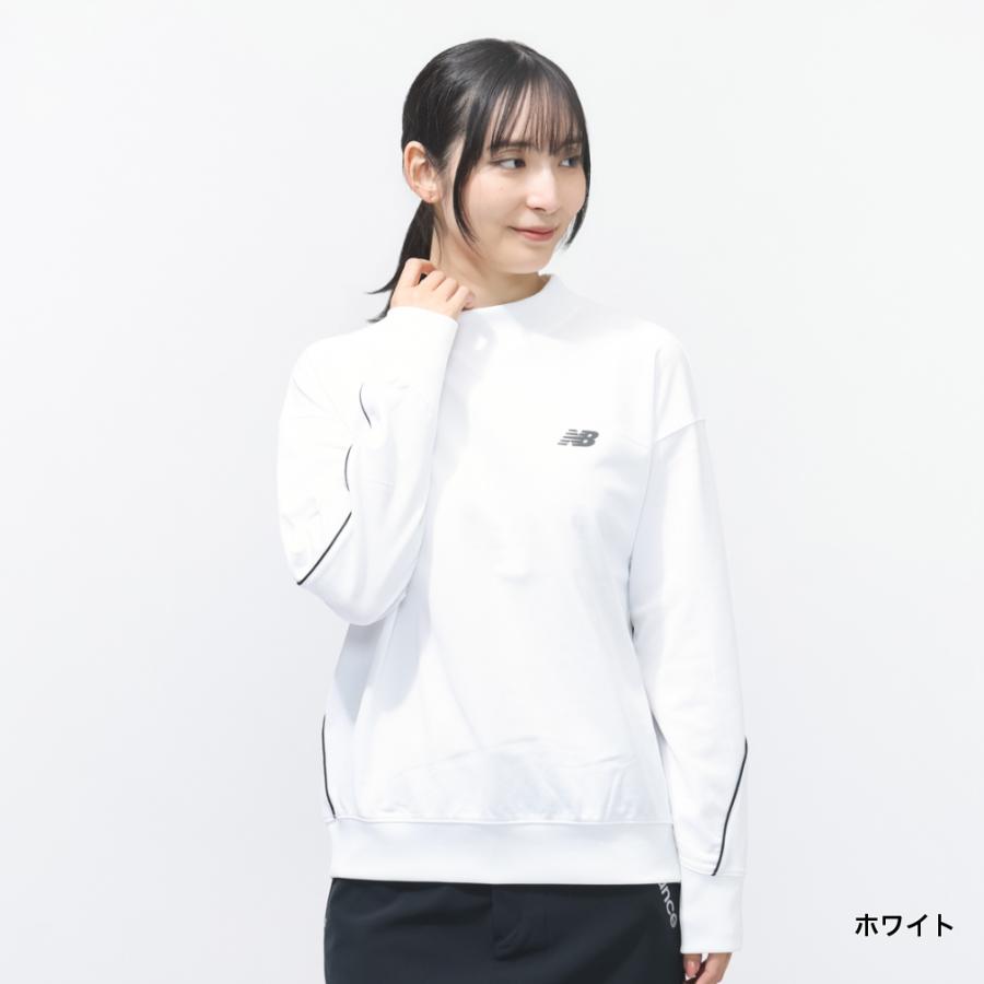 ニューバランス レディース ゴルフウェア 長袖トレーナー 春 夏 SWEAT MOCK NECK PULLOVER 0126162502 New Balanceの画像