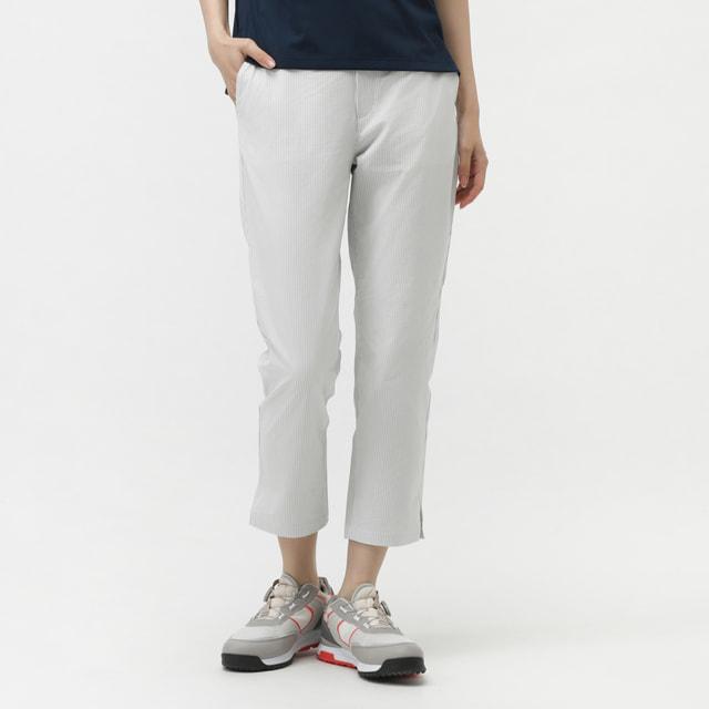 ルコックゴルフ フランスでかロゴ サイドポケット付きチャコールストライプパンツ le coq sportif GOLF（ルコックスポルティフ ゴルフ） ルコック