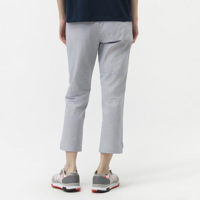 ルコックゴルフ フランスでかロゴ サイドポケット付きチャコールストライプパンツ le coq sportif GOLF（ルコックスポルティフ ゴルフ） ルコック