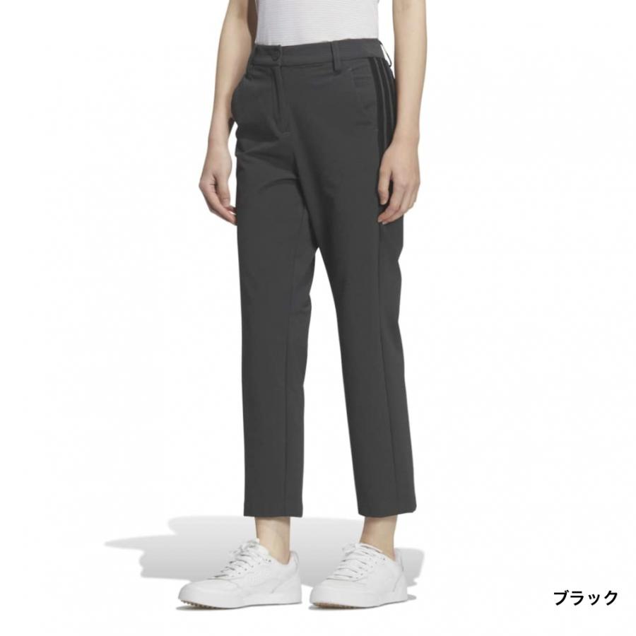 アディダス レディース ゴルフウェア クロップドパンツ 春 夏 EX-STRETCH ACTIVE シアサッカー クロップドパンツ LOH45 adidasの画像