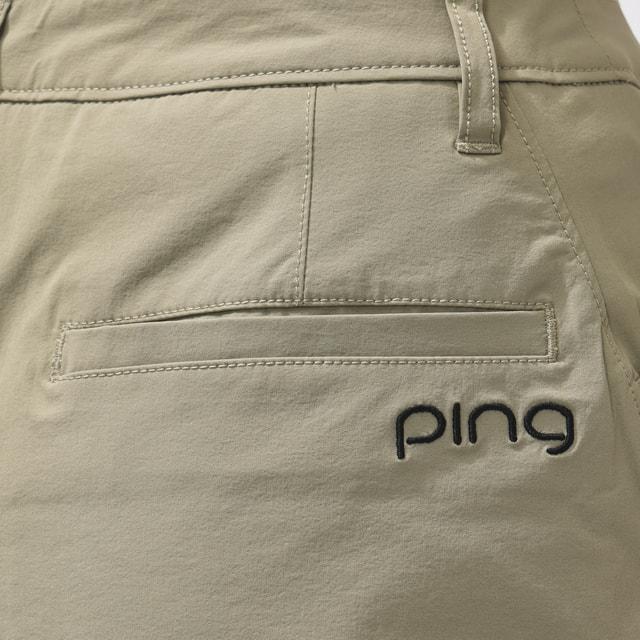 PING - coco 未使用品 ピン PING レディース パンツ L カーキ 春夏 シンプル PING（ピン） レディース ゴルフウェア ショートパンツ 春 夏