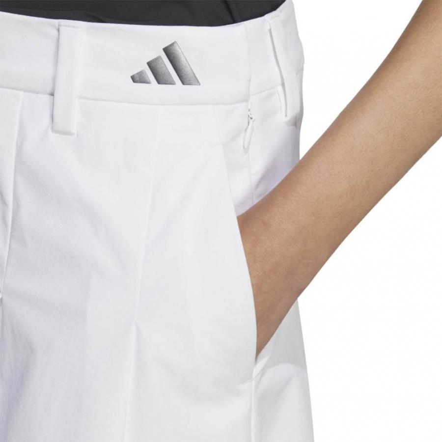 新品　Mサイズ　adidasゴルフ　白コーデ　ジャガードシャツ　プリーツスカート adidas（アディダス） レディース ゴルフウェア スカート 春 夏 EX