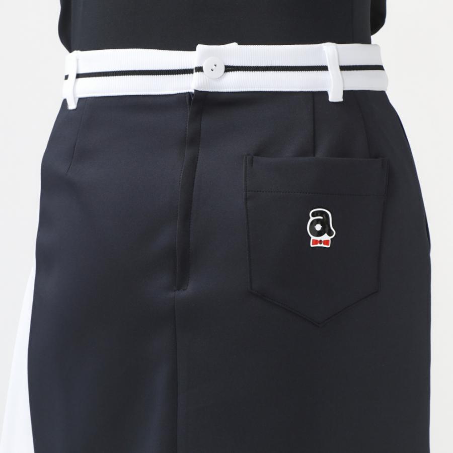 ARCHIVIO アルチビオ 2022年春夏　スカート 黒 38 アルチビオ レディース ゴルフウェア スカート 春 夏 サイド