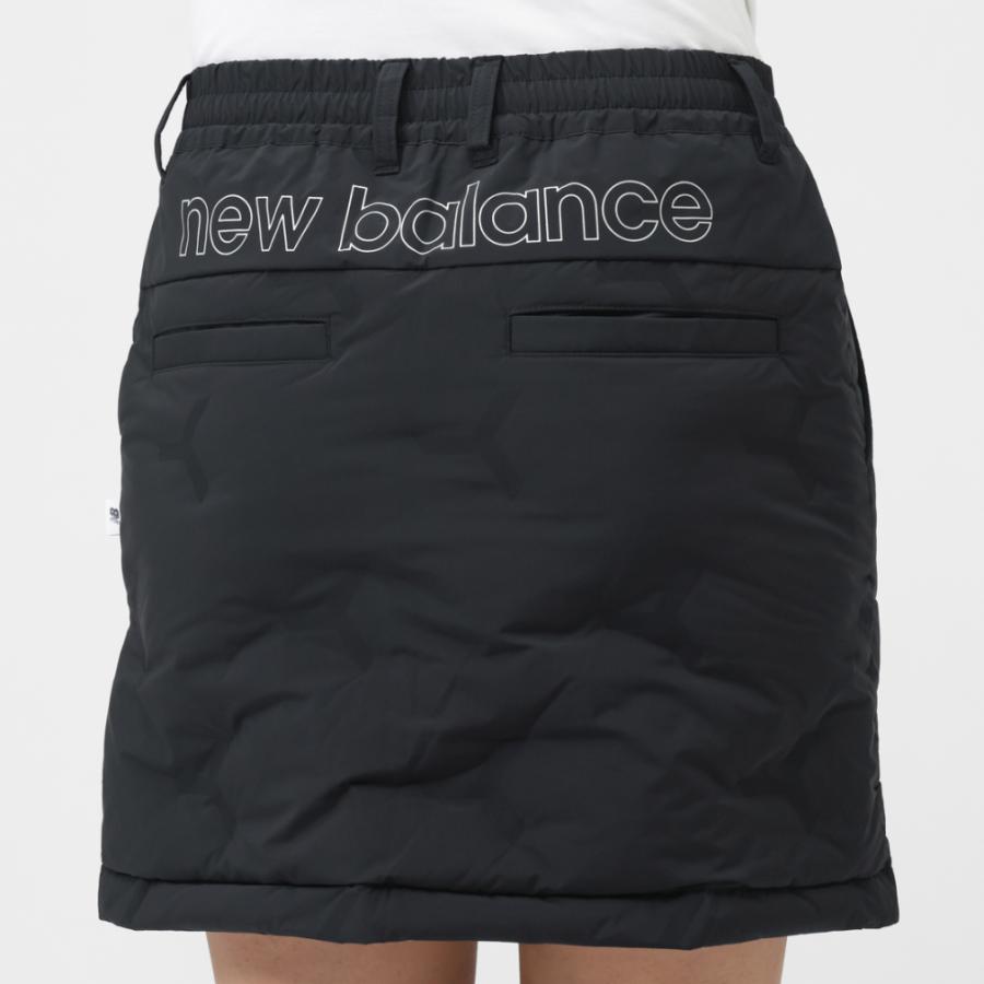 極美品New Balance ゴルフ総ロゴセーターと新品未使用黒スカート New Balance（ニューバランス） レディース ゴルフウェア ウインド