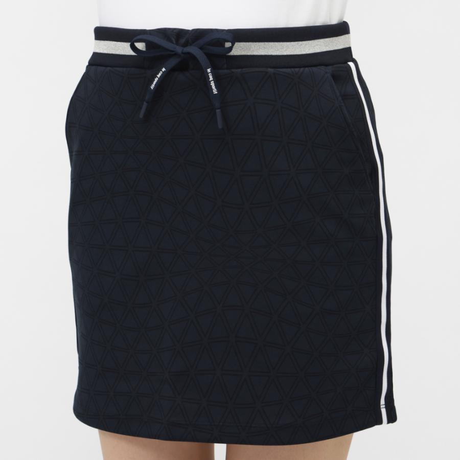 LE COQ SPORTIF ベストとスカートセット ブラック le coq sportif GOLF（ルコックスポルティフ ゴルフ） ルコック