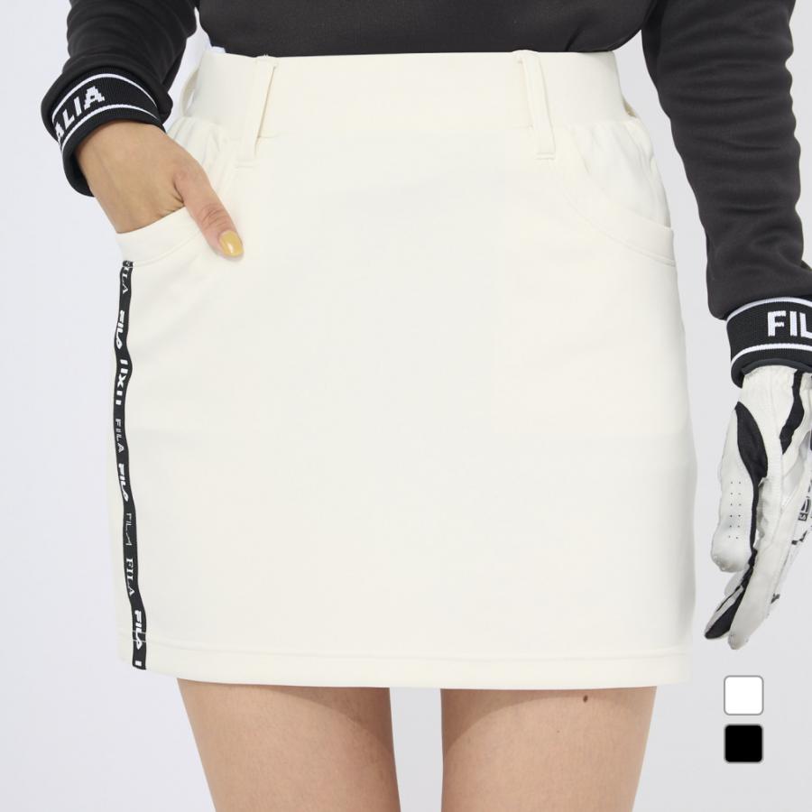 FILA ホワイトTシャツとマルチカラースカートセット M FILA ホワイトTシャツとマルチカラースカートセット M FILA（フィラ