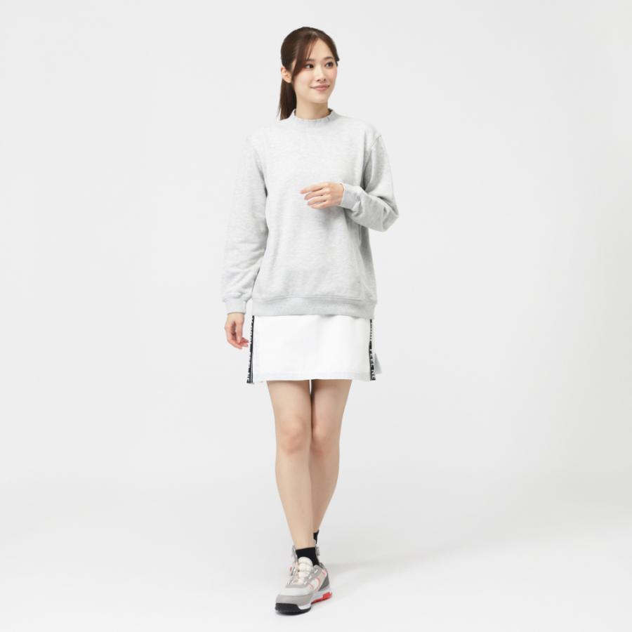 【新品】デサントゴルフ ウィンドペンクルーネックセーター&フレアスカート DESCENTE GOLF（デサントゴルフ）の「デサントゴルフ ゴルフウェア