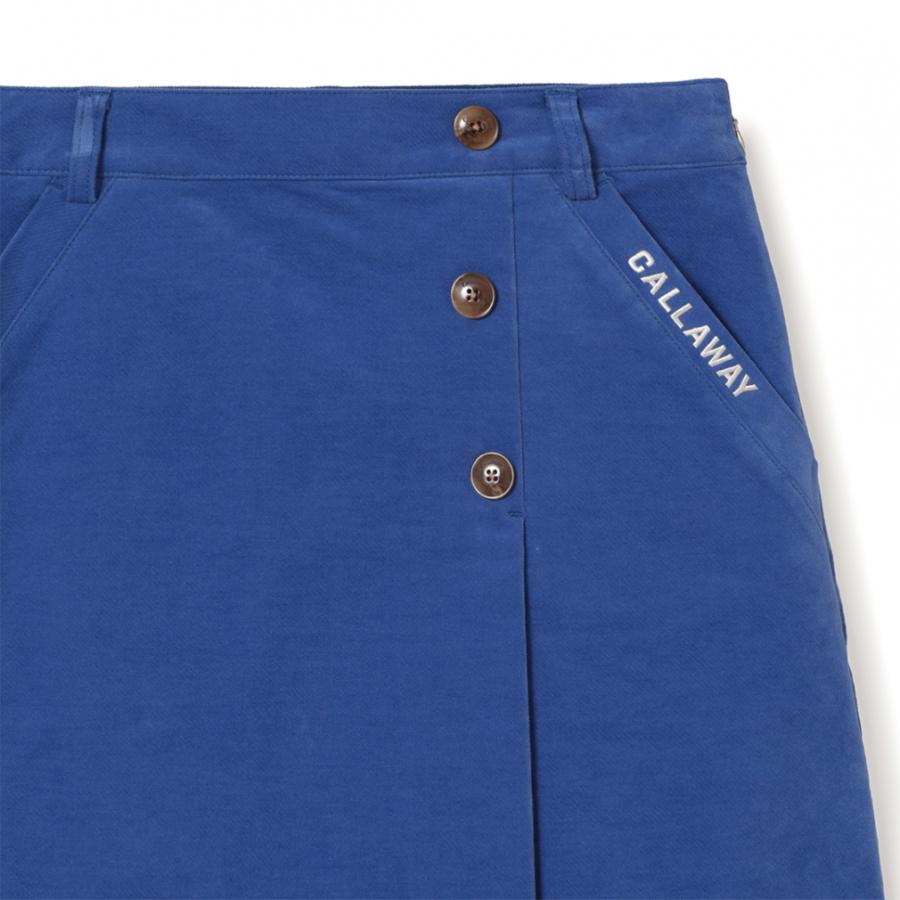 タグ付新品未使用 Callaway キャロウェイ ゴルフウェア スカート ブルー Callaway（キャロウェイ） レディース ゴルフウェア スカート 秋 冬