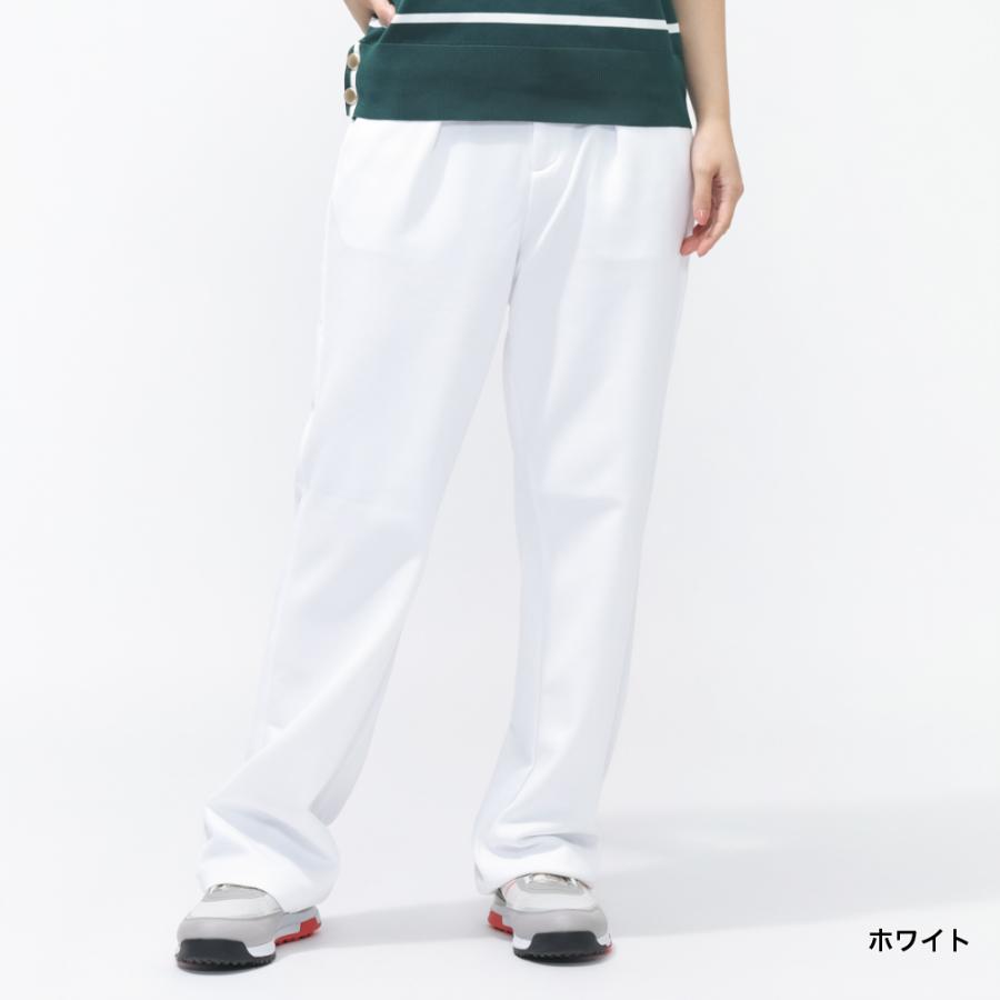 ルコックスポルティフ ゴルフ レディース ゴルフウェア ロングパンツ 春 夏 1タックロングパンツ カジュアル LG6SLP50L le coq sportif GOLFの画像