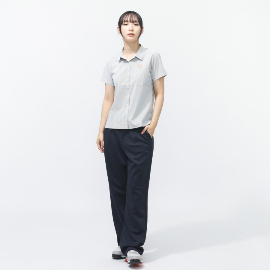 ルコックスポルティフ ゴルフ レディース ゴルフウェア ロングパンツ 春 夏 1タックロングパンツ カジュアル LG6SLP50L le coq sportif GOLFの画像