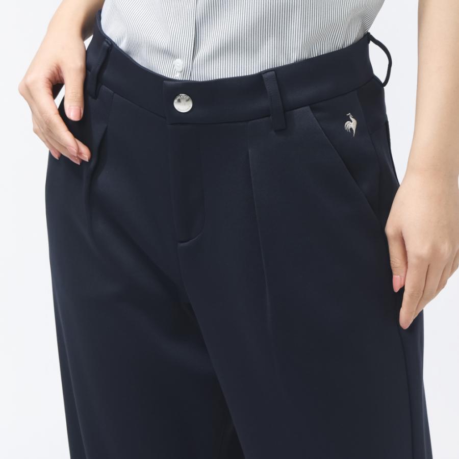 ルコックスポルティフ ゴルフ レディース ゴルフウェア ロングパンツ 春 夏 1タックロングパンツ カジュアル LG6SLP50L le coq sportif GOLFの画像