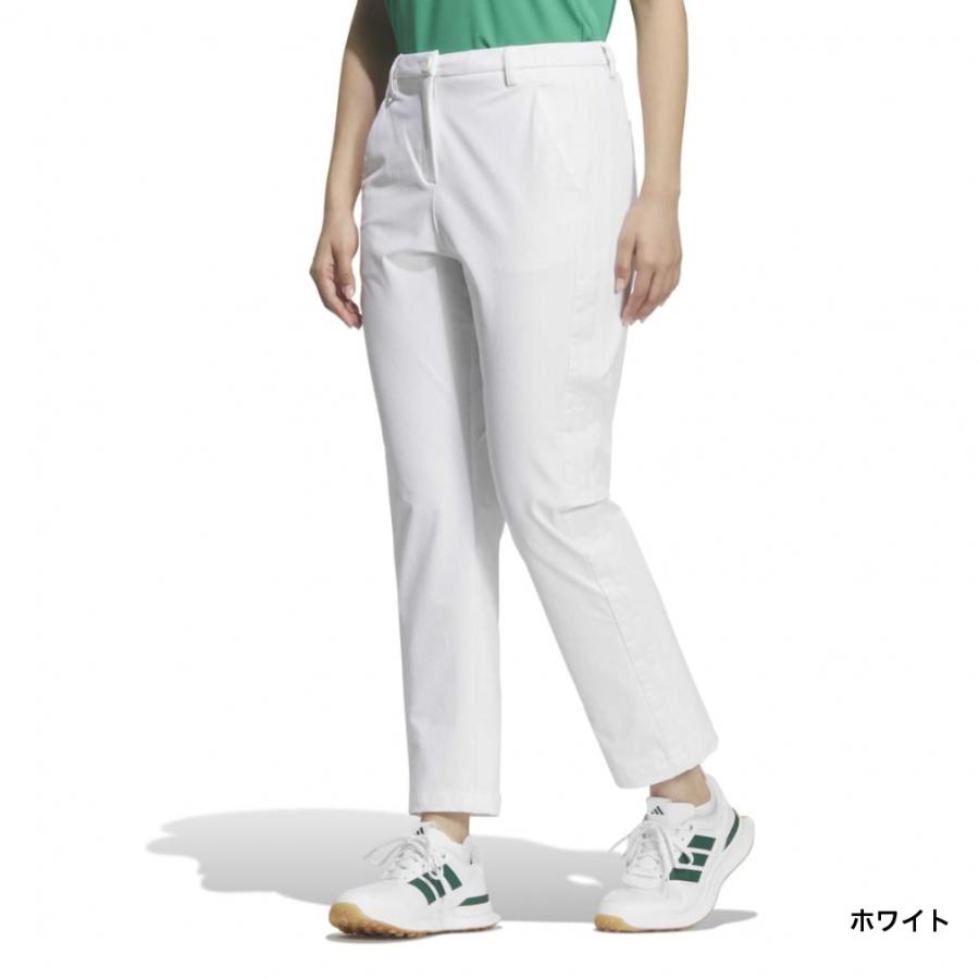 アディダス レディース ゴルフウェア ロングパンツ 春 夏 スリーストライプス EX-STRETCH ACTIVE アンクルパンツ カジュアル E4948 adidasの画像