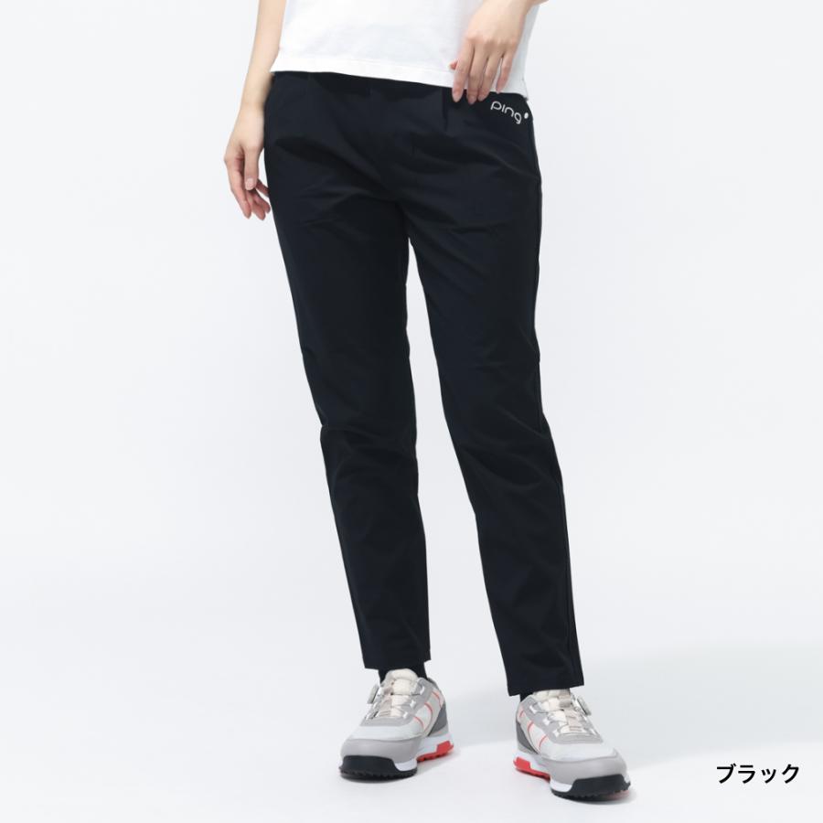 ピン レディース ゴルフウェア ロングパンツ 春 夏 フィット＆ストレッチワンタックテーパードパンツ カジュアル 6226131200 PINGの画像
