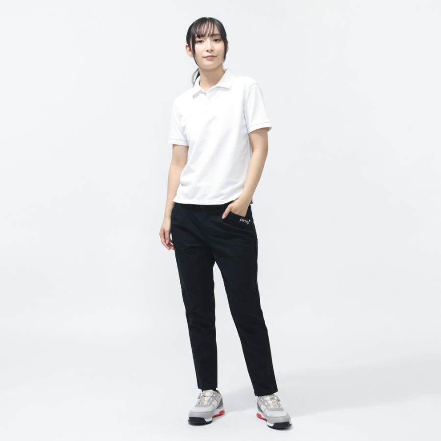 ピン レディース ゴルフウェア ロングパンツ 春 夏 フィット＆ストレッチワンタックテーパードパンツ カジュアル 6226131200 PINGの画像