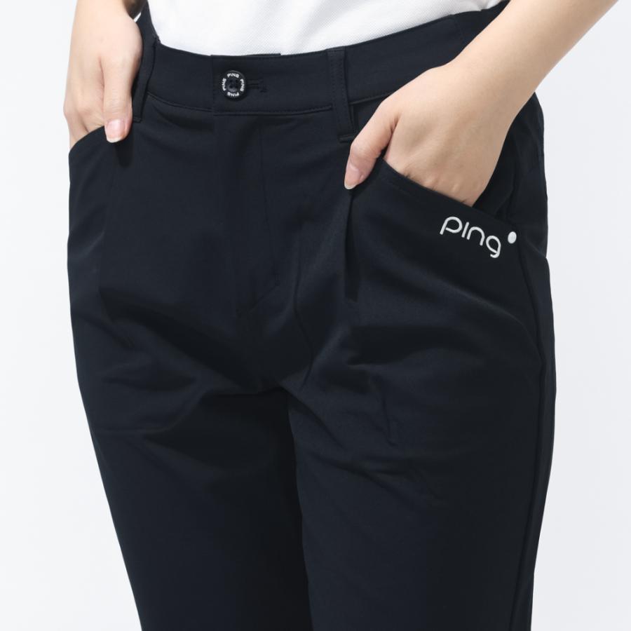 ピン レディース ゴルフウェア ロングパンツ 春 夏 フィット＆ストレッチワンタックテーパードパンツ カジュアル 6226131200 PINGの画像