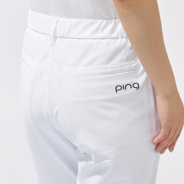 ピン レディース ゴルフウェア ロングパンツ 春 夏 ストレッチドビー裾スリットテーパードパンツ カジュアル 6226131500 PINGの画像