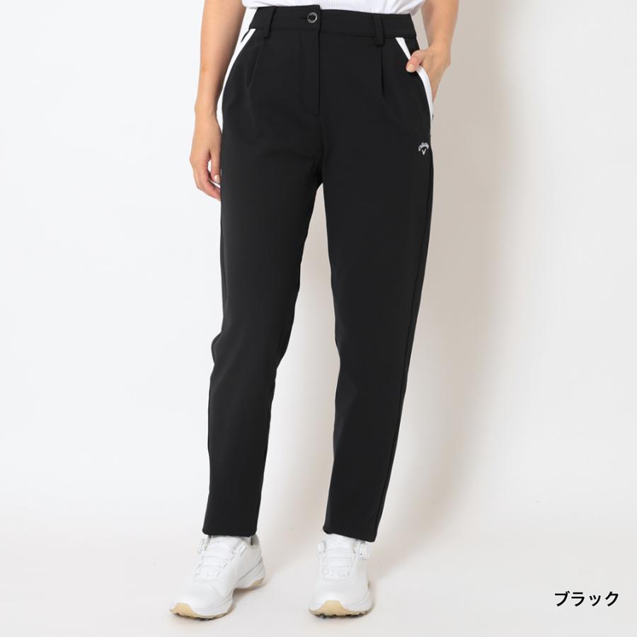 【現行品】Callaway レディース ゴルフパンツ 黒 Callaway（キャロウェイ） レディース ゴルフウェア ロングパンツ 春