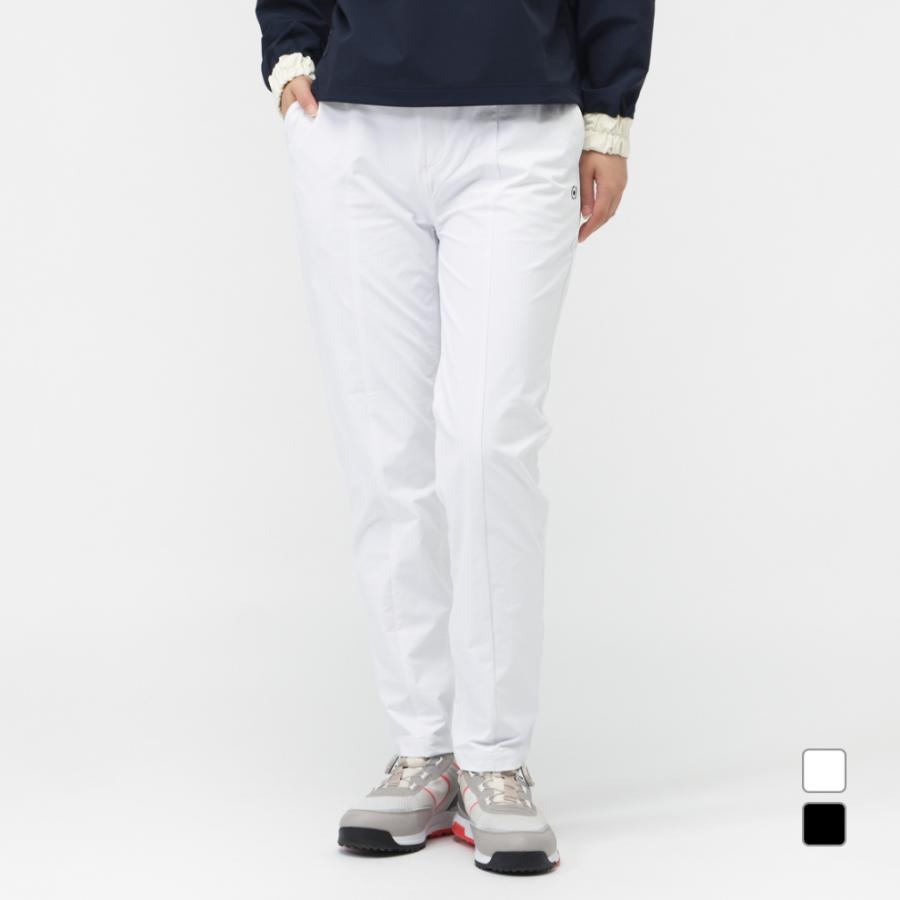 ゴルフレディースパンツ　ping 白 PING（ピン） レディース ゴルフウェア ロングパンツ 秋 冬 ダブル