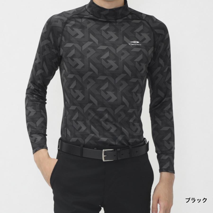 新品 XL ゴルフ　アディダス　裏起毛　インナー　コンプレッション　モックネック TIGORA ティゴラ ゴルフウェア 長袖コンプレッションインナー 秋