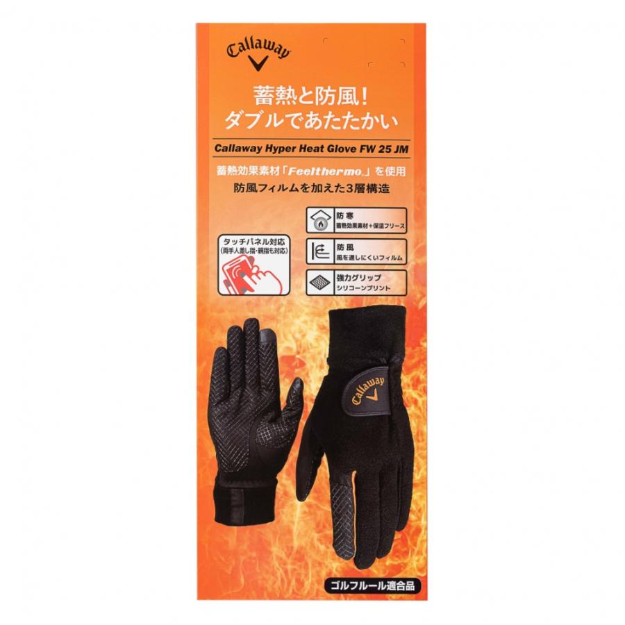 Callaway（キャロウェイ） ゴルフグローブ Hyper Heat Glove FW 25 JM