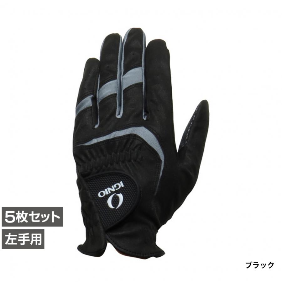 5個口のe IGNIO（イグニオ） 5枚セット ゴルフグローブ 左手 IG-1G1325 メンズ